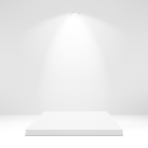 广场舞台台上灯光照亮图片下载