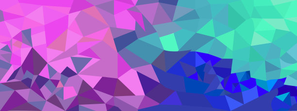 抽象的背景几何形状。彩虹的颜色。三角形彩色背景。图片下载