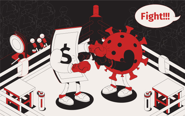 拳击等距的海报图片下载