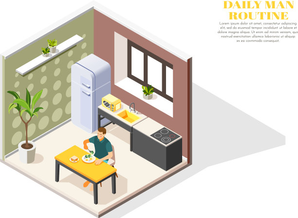 每日例行等距构图图片下载