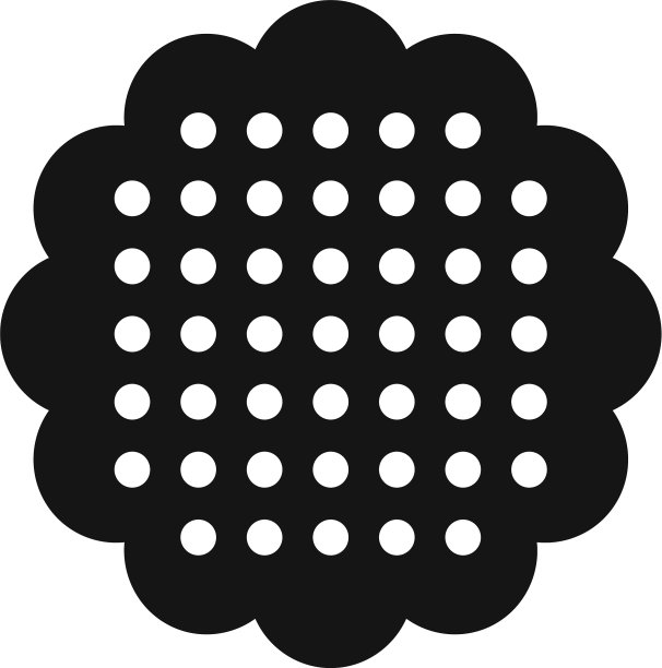 简单风格的巧克力饼干图标图片下载