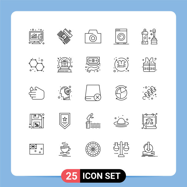 用户界面线装现代标识和图片下载