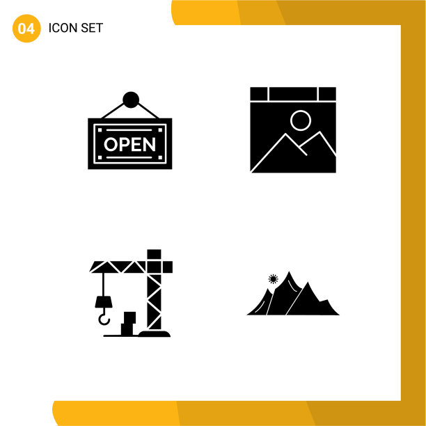 包4现代固体符号符号和符号图片下载