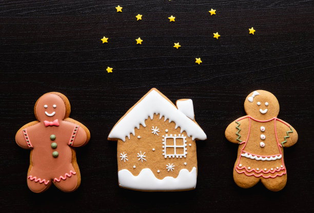 节日食品装饰圣诞家庭庆祝活动图片下载