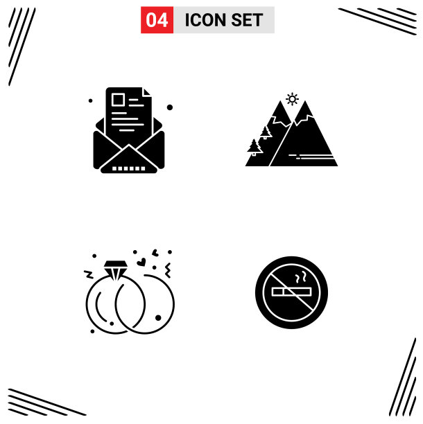 通用立体符号符号电子邮件图片下载