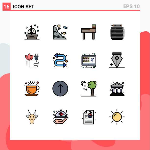 在网格上设置16条平色填充线图片下载