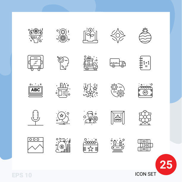 为网页和手机设置了25条通用线图片下载