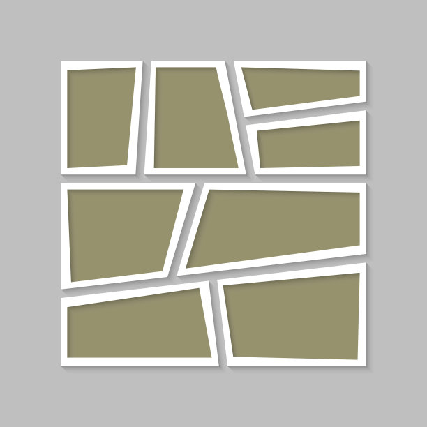 空拼贴板八张照片图片下载