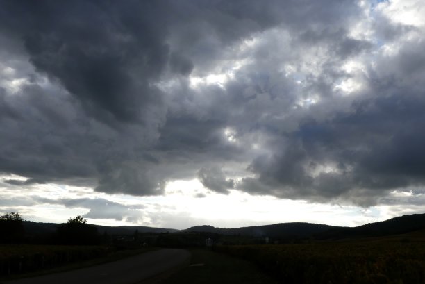 黑暗的多云的天空图片下载