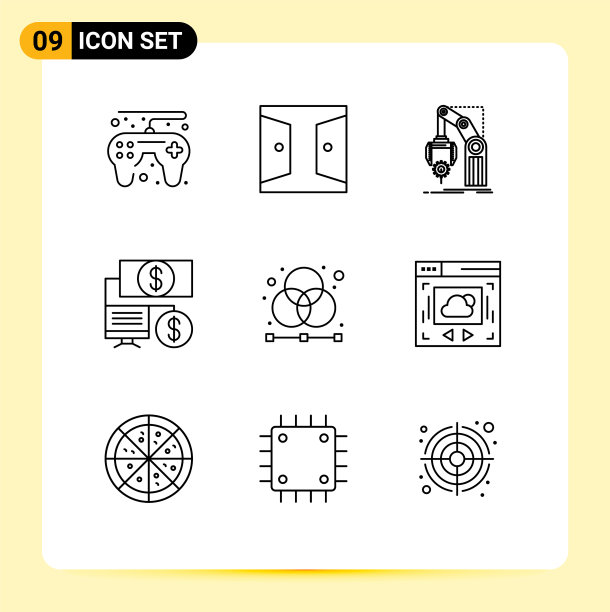 主题提纲和可编辑的符号图片下载