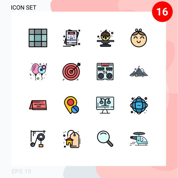 为卷筒纸设置16条通用平色填充线图片下载