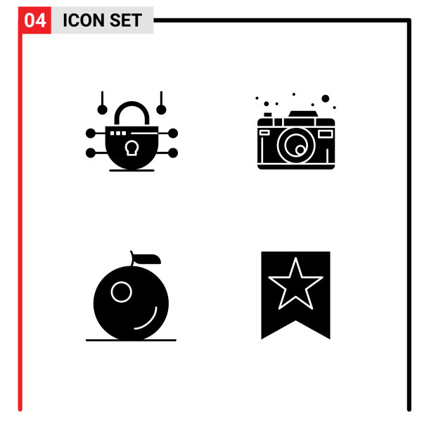 用户界面包4个基本立体字形图片下载