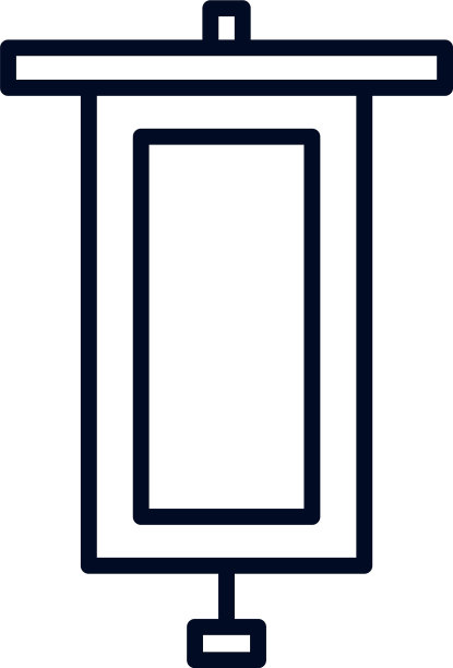 日本装饰挂孤立的图标图片下载