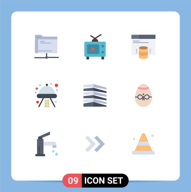 为建筑空间设置9种平面颜色图片下载