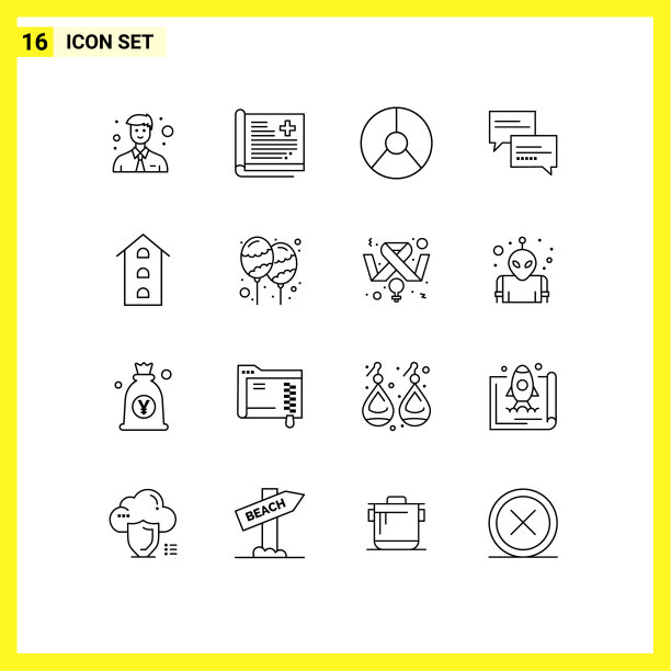 通用图标符号组16现代图片下载