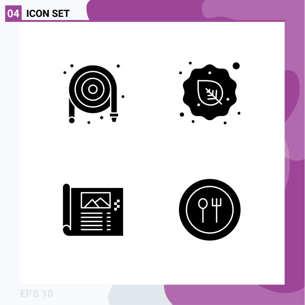 现代套4实心象形文字软管图片下载