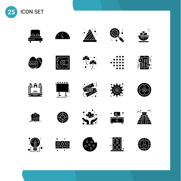 股票图标包25行符号和符号图片下载