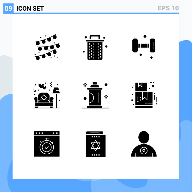 9 .用户界面立体字形包装现代标识图片下载