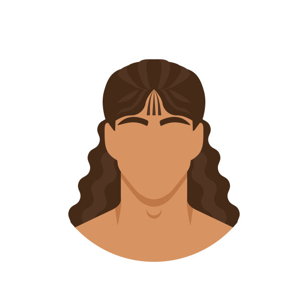 长卷发的面人图片下载