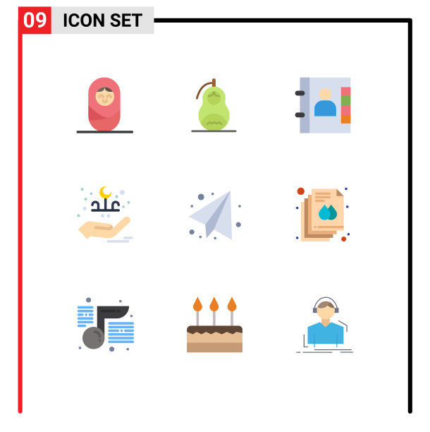 9 .创意图标的现代标志和符号图片下载