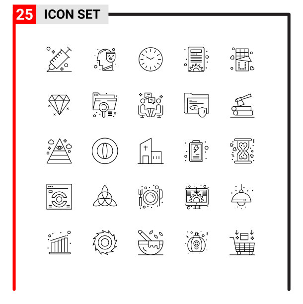 用户界面线装现代标识和图片下载