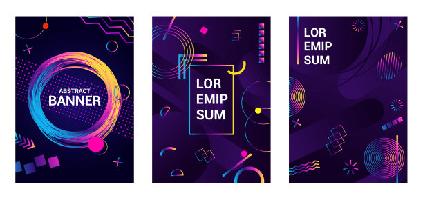 设置抽象背景在现代未来主义风格图片下载