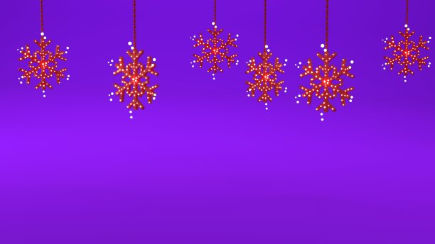 圣诞贺卡背景与雪花图片下载