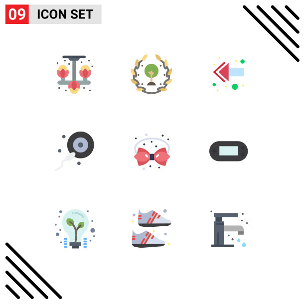 9 .主题平色和可编辑的符号图片下载