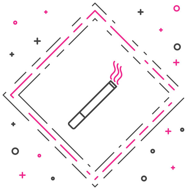 线香烟图标孤立在白色背景图片下载