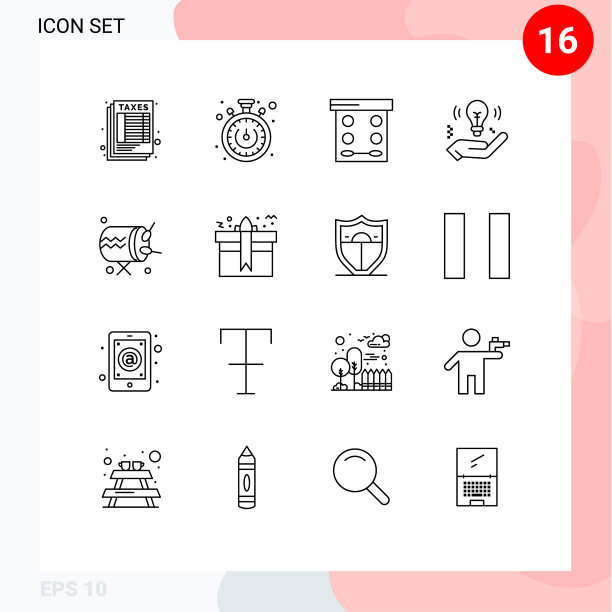 第十六组勾勒出符号和符号图片下载