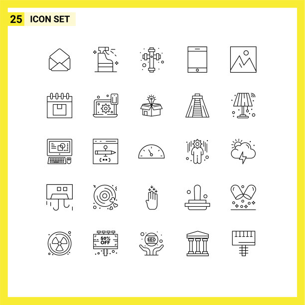 组25现代线条设置为照片家具图片下载