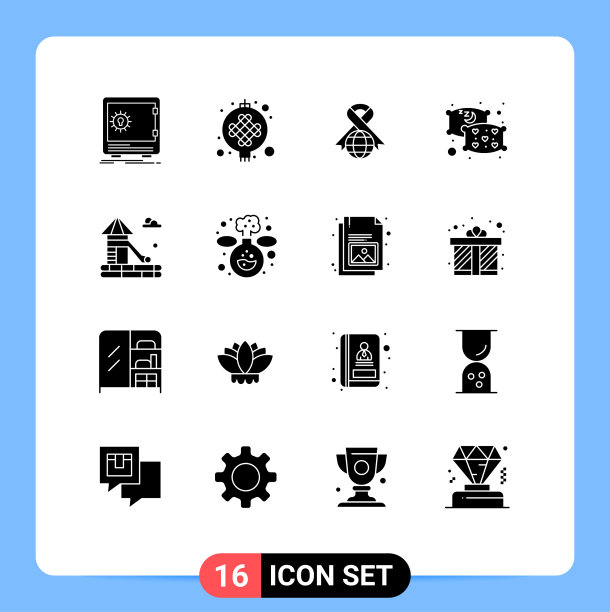 16 .用户界面实心字形包现代图片下载