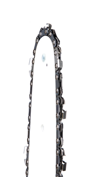 导向杆链锯锯齿。图片下载