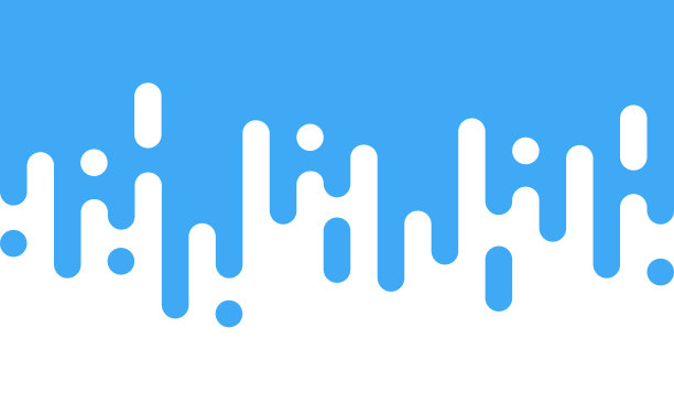 蓝色圆角线3图片下载