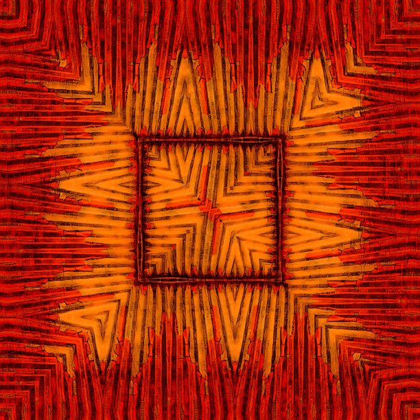 火盒方格式的阴影鲜明的红色和橙色的颜色图片下载