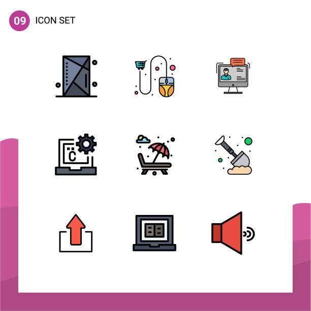 包9创意填充线平面颜色代码图片下载