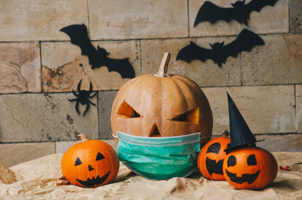 万圣节杰克灯南瓜股票照片图片下载