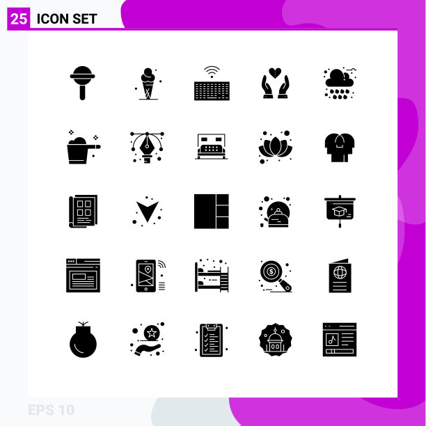 包25现代固体符号符号和符号图片下载