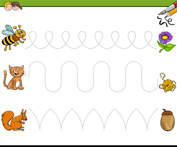 描线写作技能教育练习册图片下载