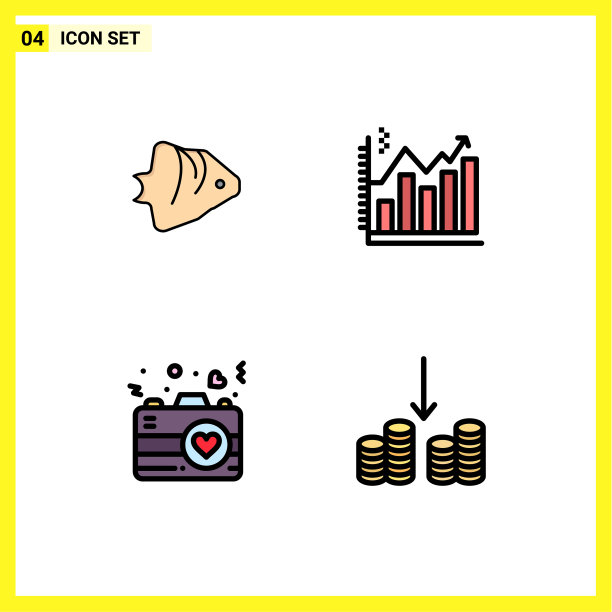 现代集4填充线平色象形文字图片下载