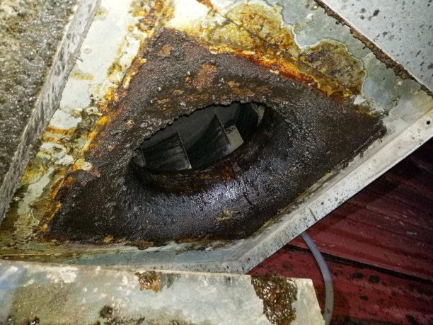 肮脏厨房排风机图片下载