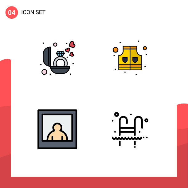 4 .用户界面填充线平色包的图片下载