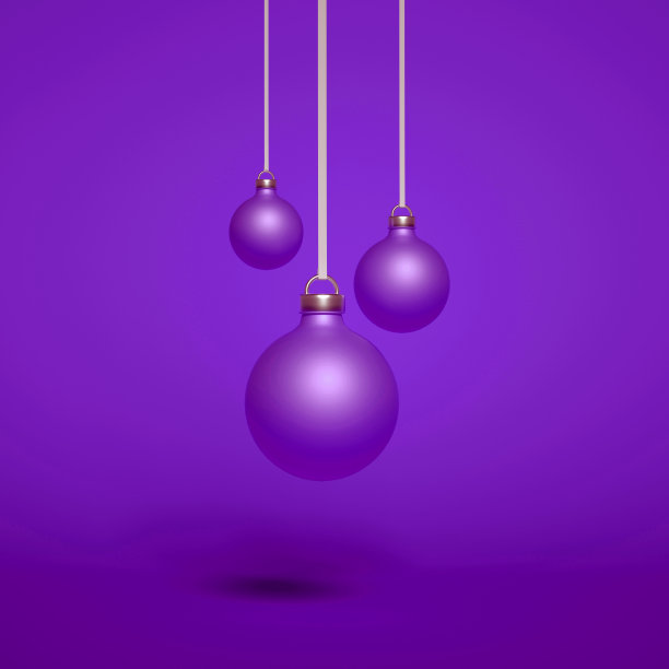 一组庆祝圣诞节和新年的圣诞物品。三维可视化图片下载