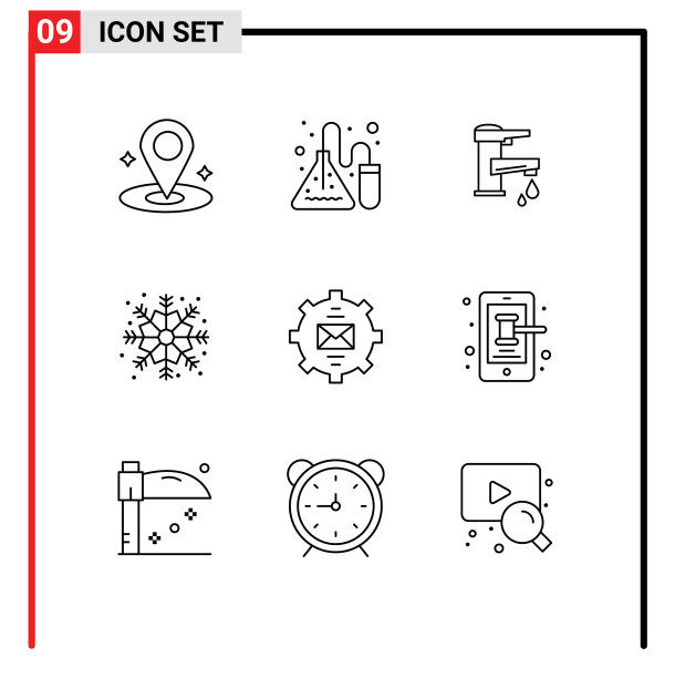 现代集9轮廓和符号等图片下载