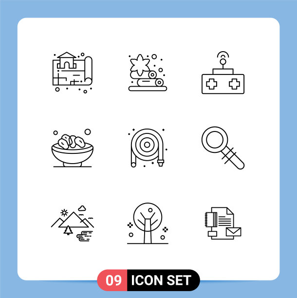 主题提纲和可编辑的符号图片下载