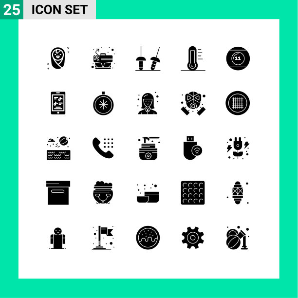 通用图标符号组25现代立体图片下载