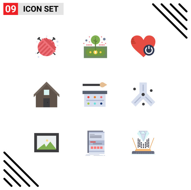 现代设9平色和符号等图片下载