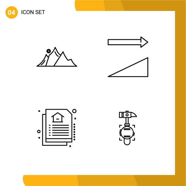 为卷筒纸设置4种通用填充线平面颜色图片下载