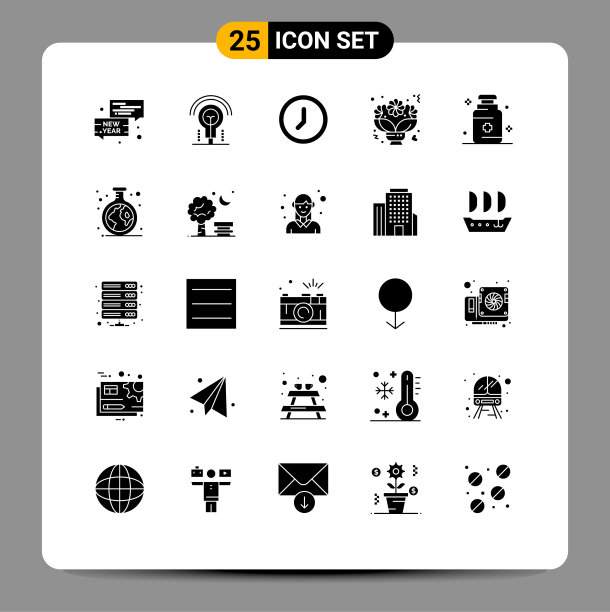 主题立体符号和可编辑符号的25个图片下载