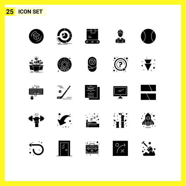 移动界面立体字形设置25个象形文字图片下载